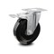 Service Caster 5 Inch Hard Rubber Wheel Swivel Top Plate Caster with Total Lock Brake SCC SCC-TTL20S514-HRS - alternate 1